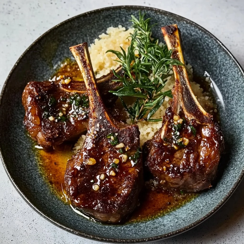 Honey Garlic Lamb Chops