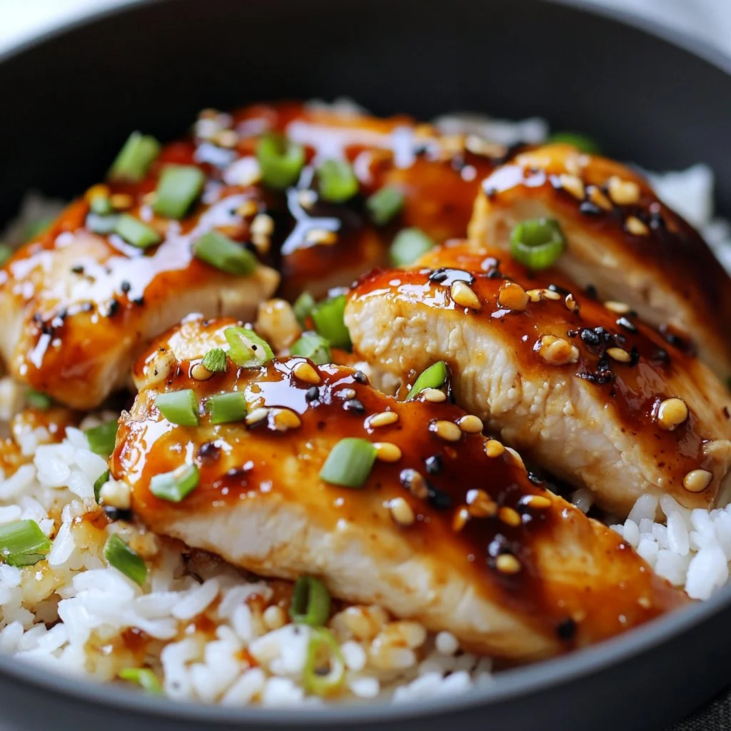 One-Pan Honey BBQ Chicken Rice