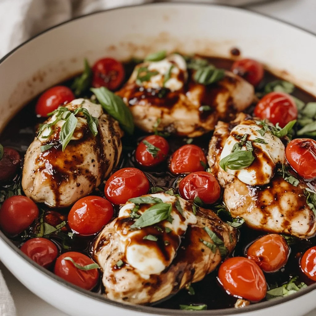 One-Pan Juicy Chicken with Balsamic Sauce