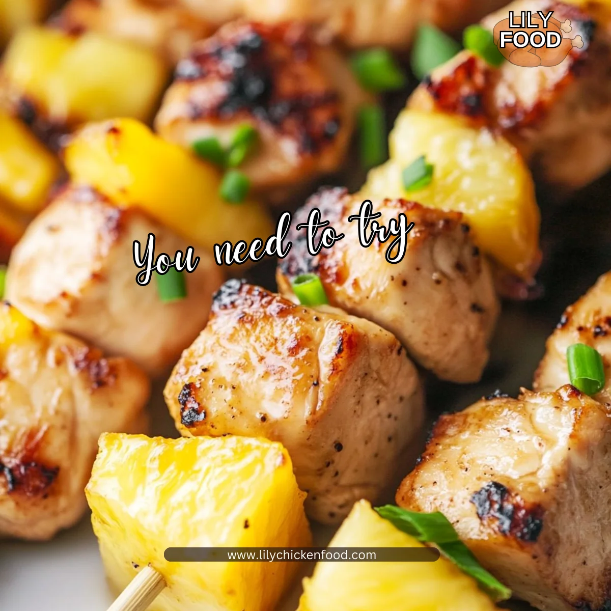 Pineapple Chicken Kabobs
