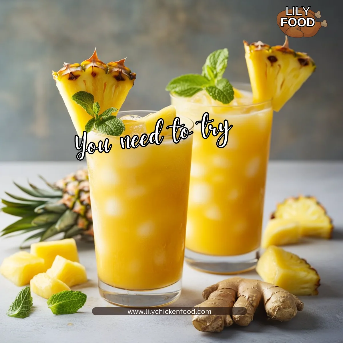 Pineapple Ginger Beer Mocktail Delight
