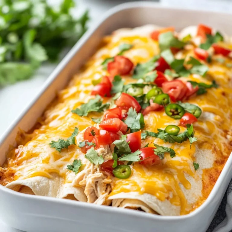 Delicious Queso Chicken Enchiladas served with toppings