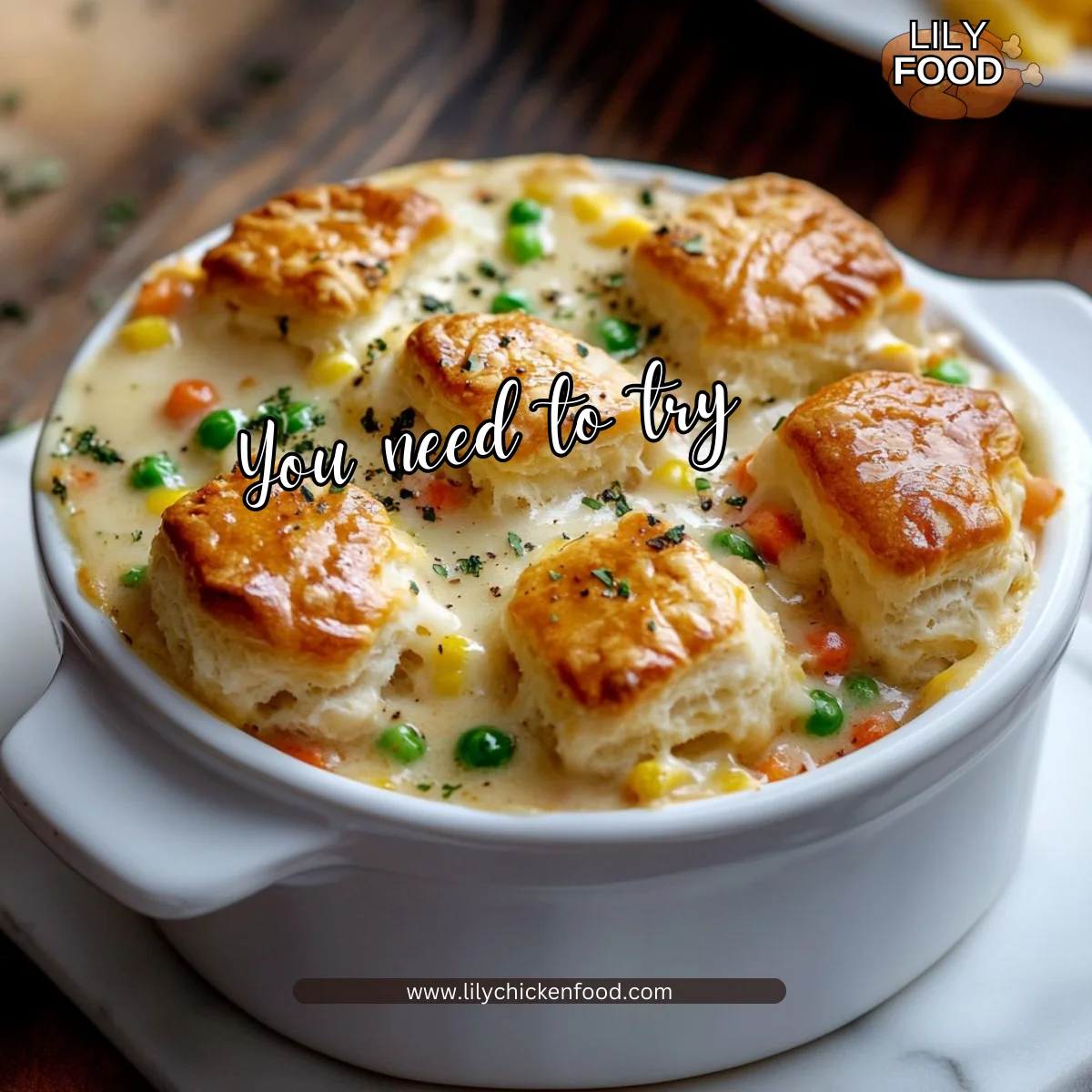 Red Lobster Biscuit Chicken Pot Pie