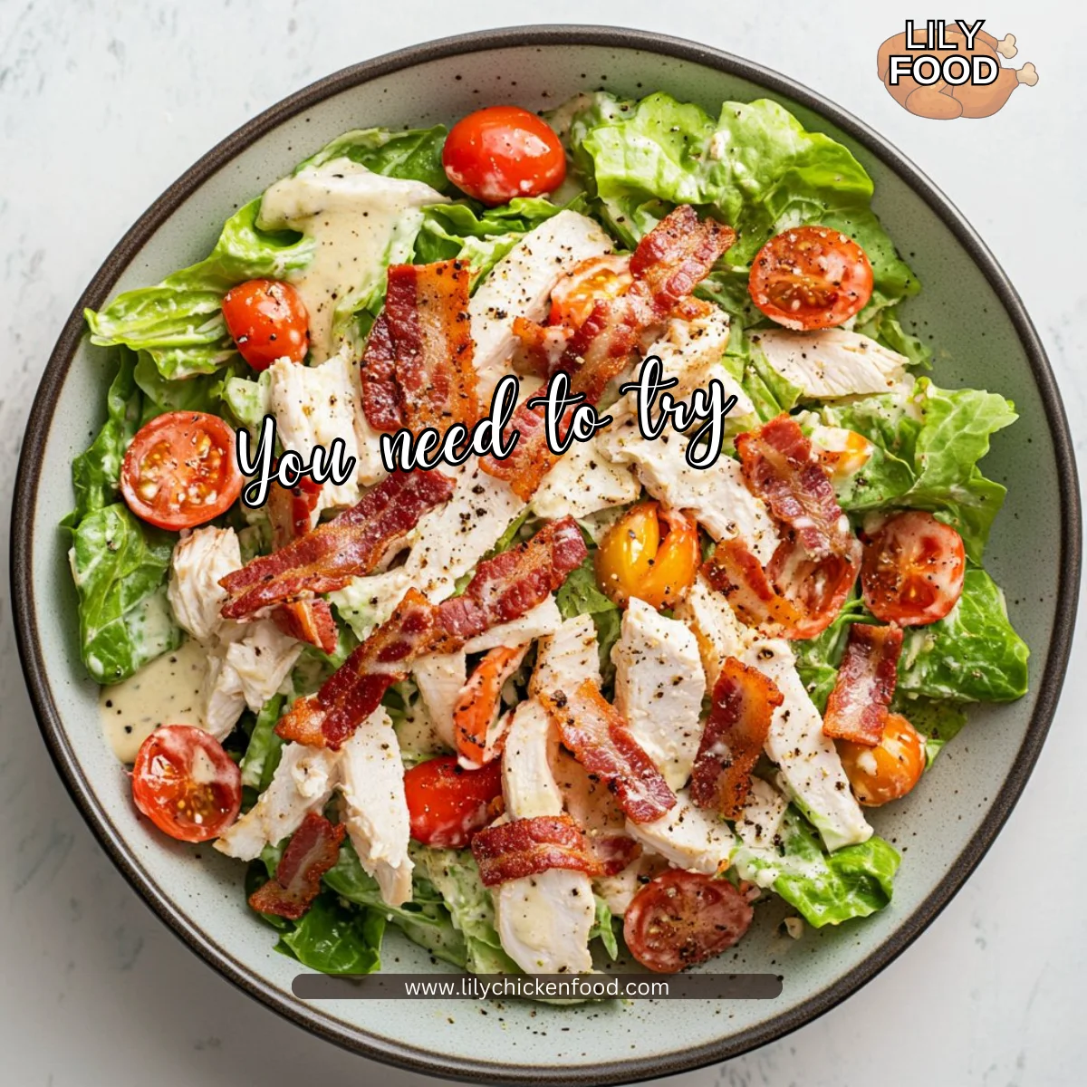 Savory BLT Chicken Salad