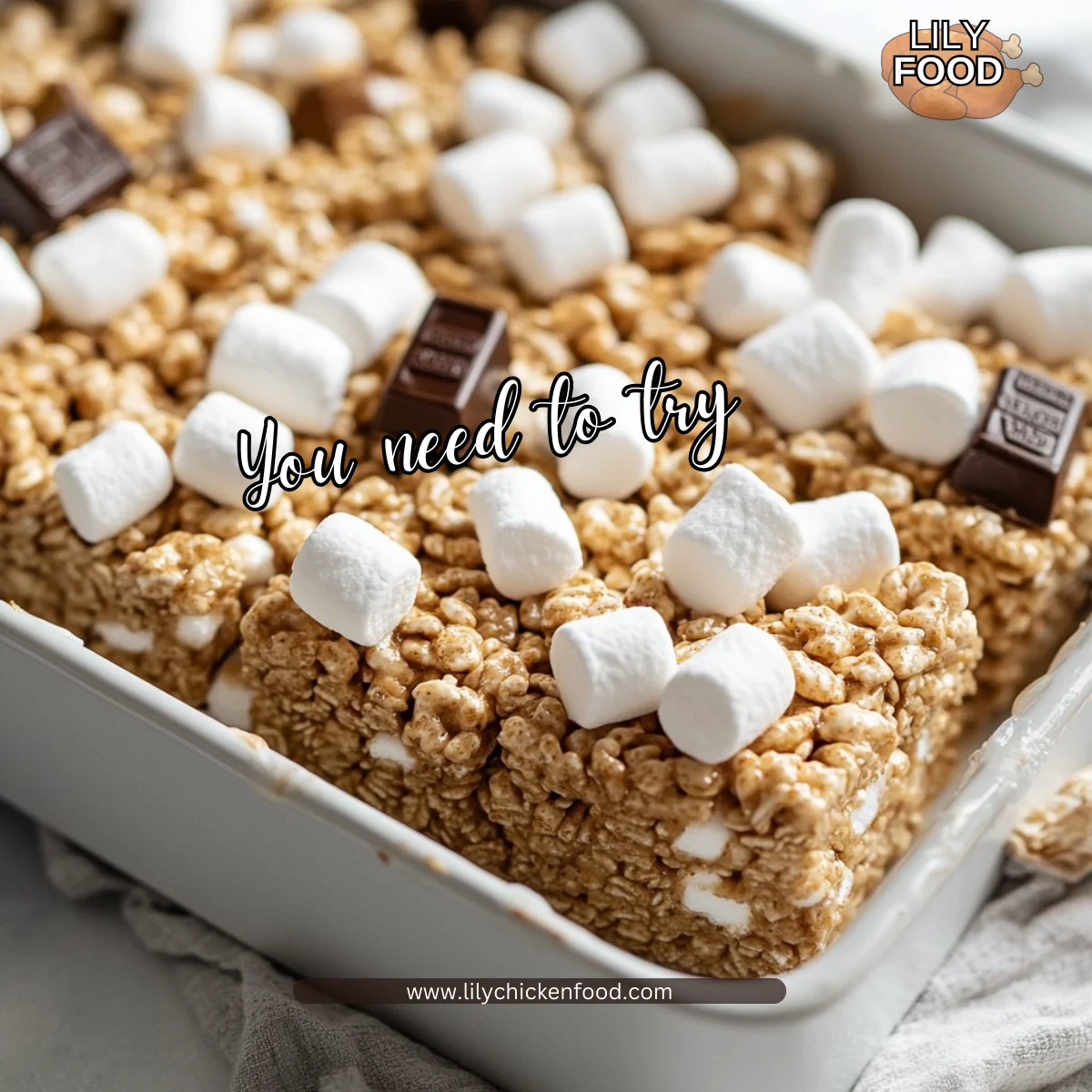 S'mores Rice Krispies Treats