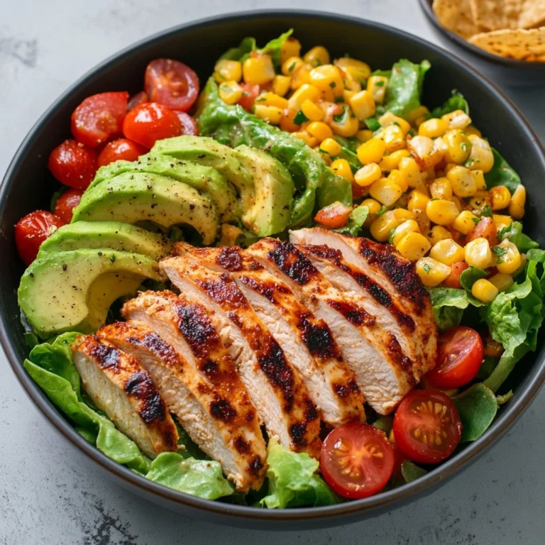 Spicy Southwest Avocado Chicken Salad with chicken, avocado, and spices