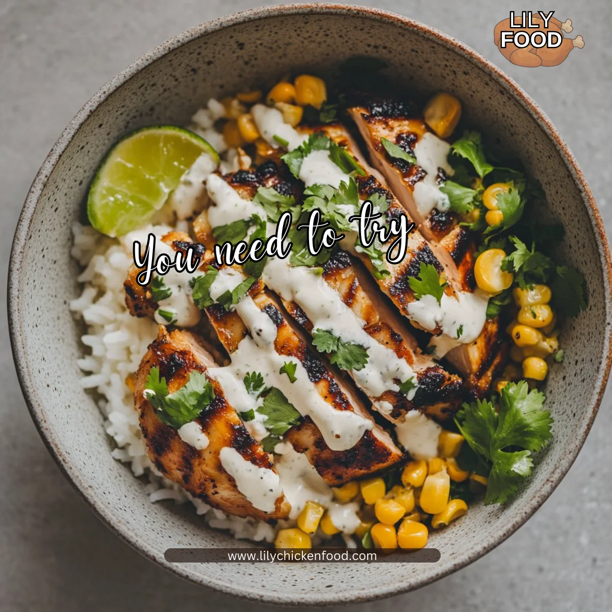 Street Corn Chicken Rice Bowl