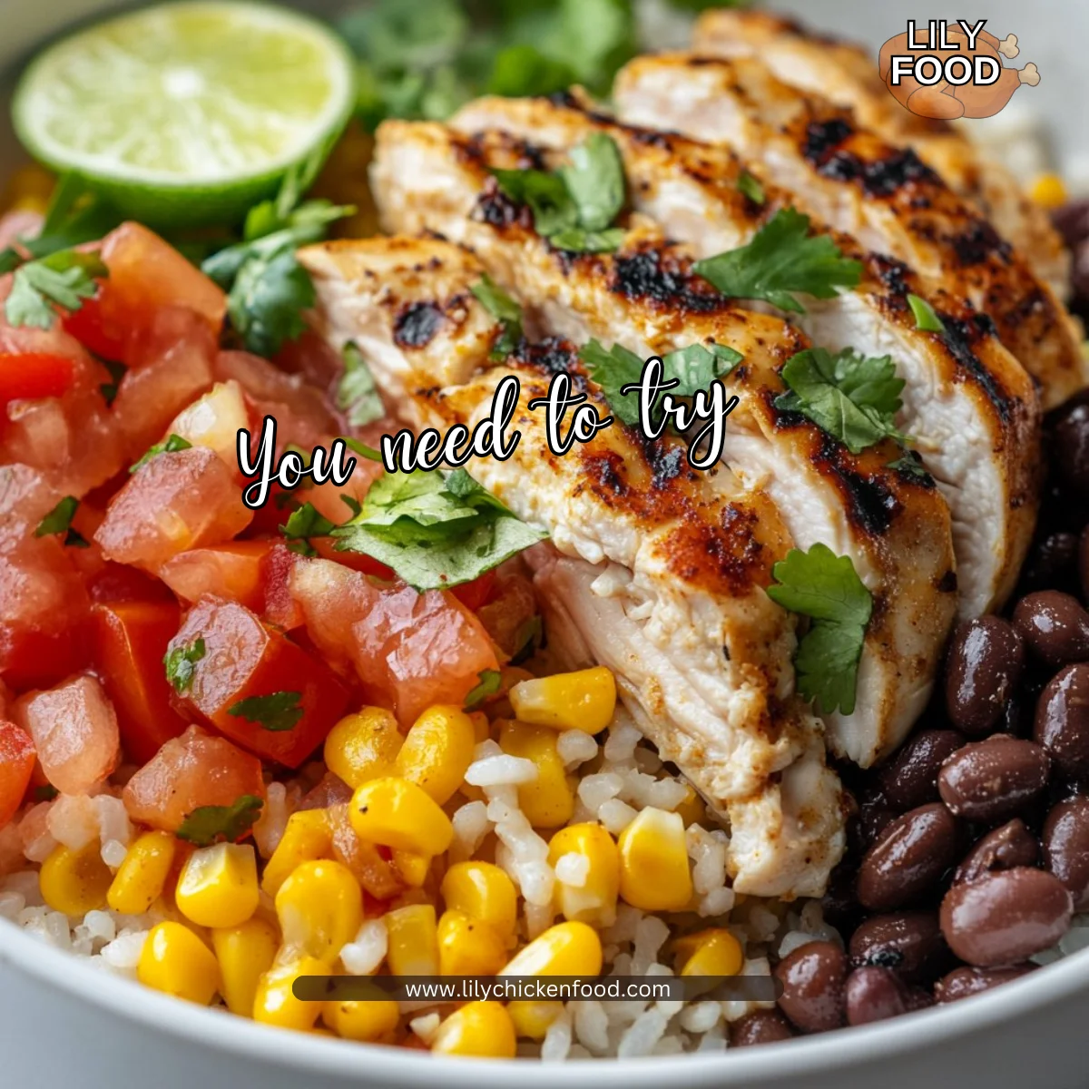 Street Corn Chicken Rice Bowl