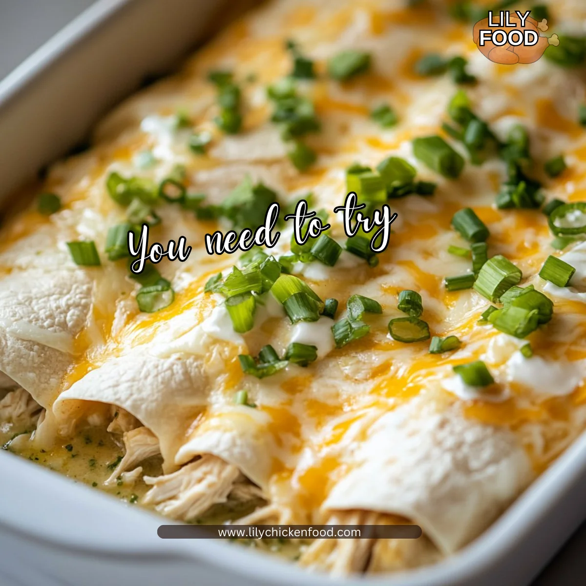 Tasty White Rotisserie Chicken Enchiladas