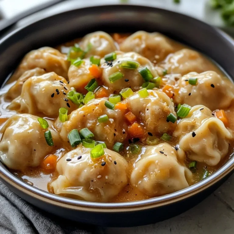 Viral dumpling bake recipe with crispy dumplings and flavorful toppings.