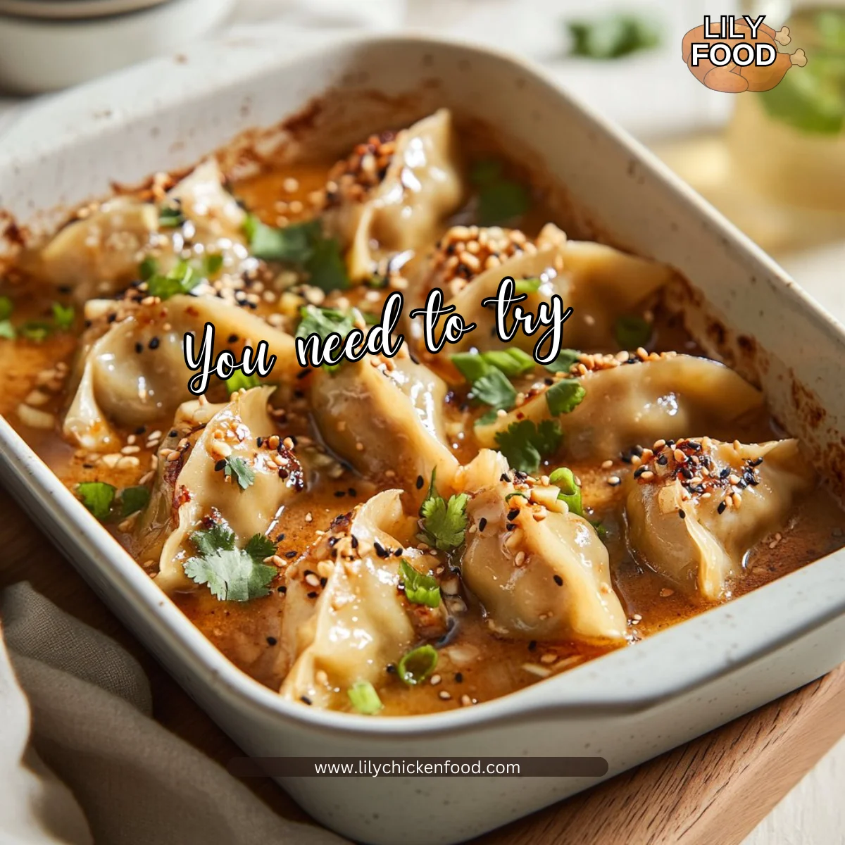 Viral Trader Joe's Dumpling Bake