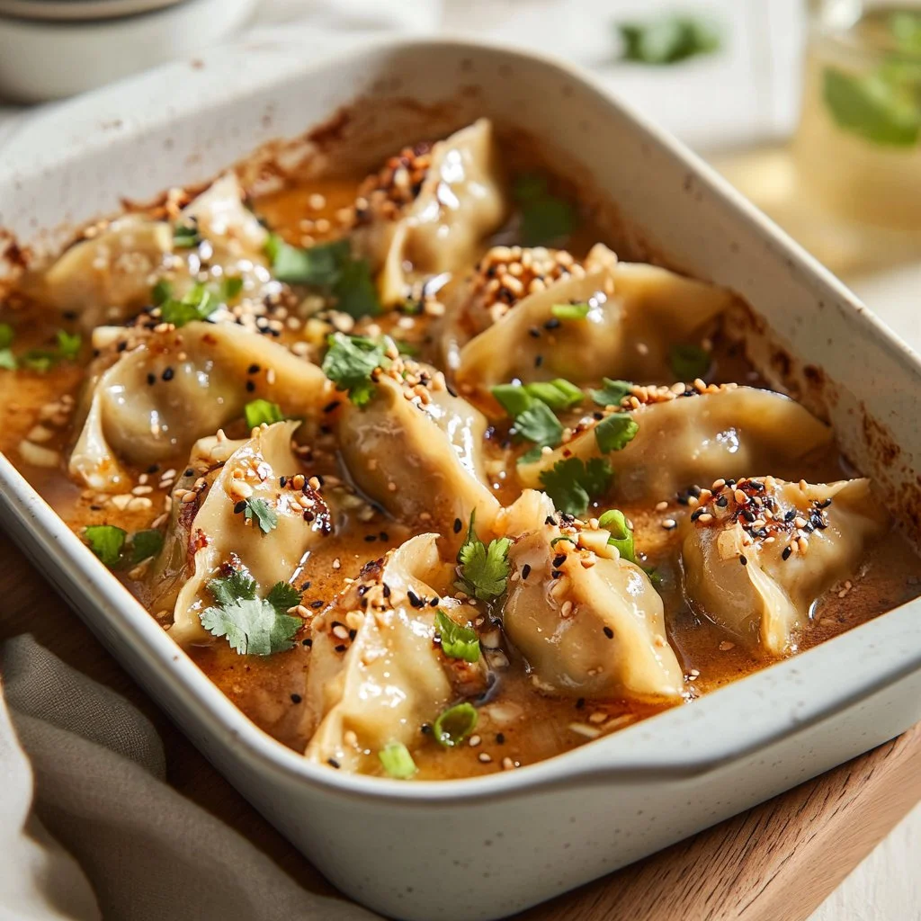 Viral Trader Joe's Dumpling Bake
