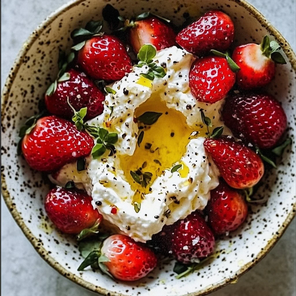 Whipped Feta with Roasted Strawberries