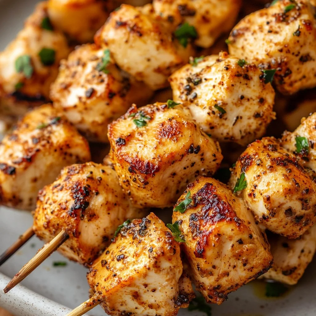Air Fryer Chicken Skewers