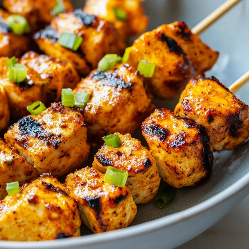 Bang Bang Chicken Skewers