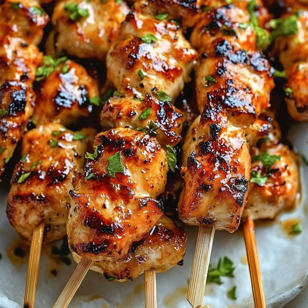 Bang Bang Chicken Skewers