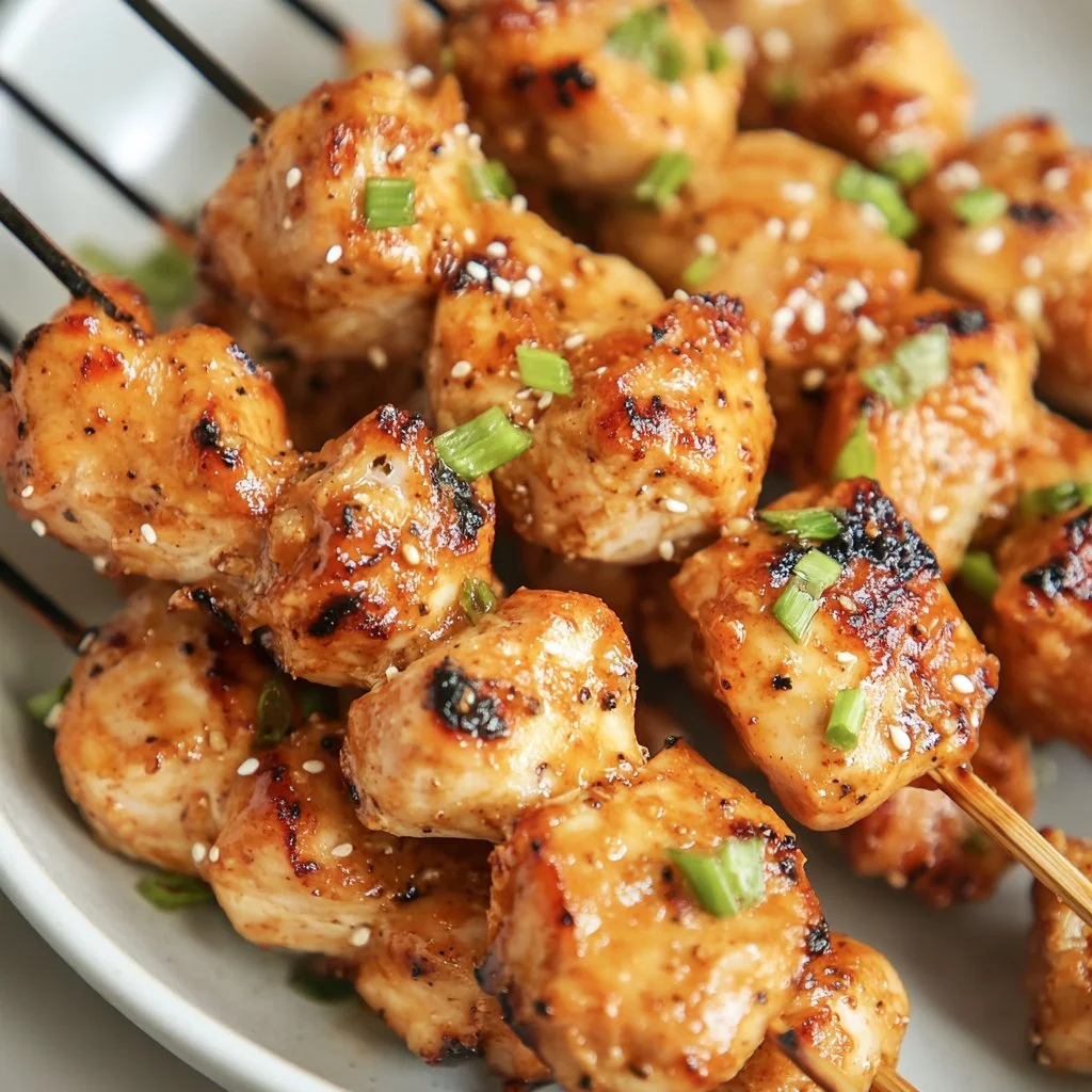 Bang Bang Chicken Skewers