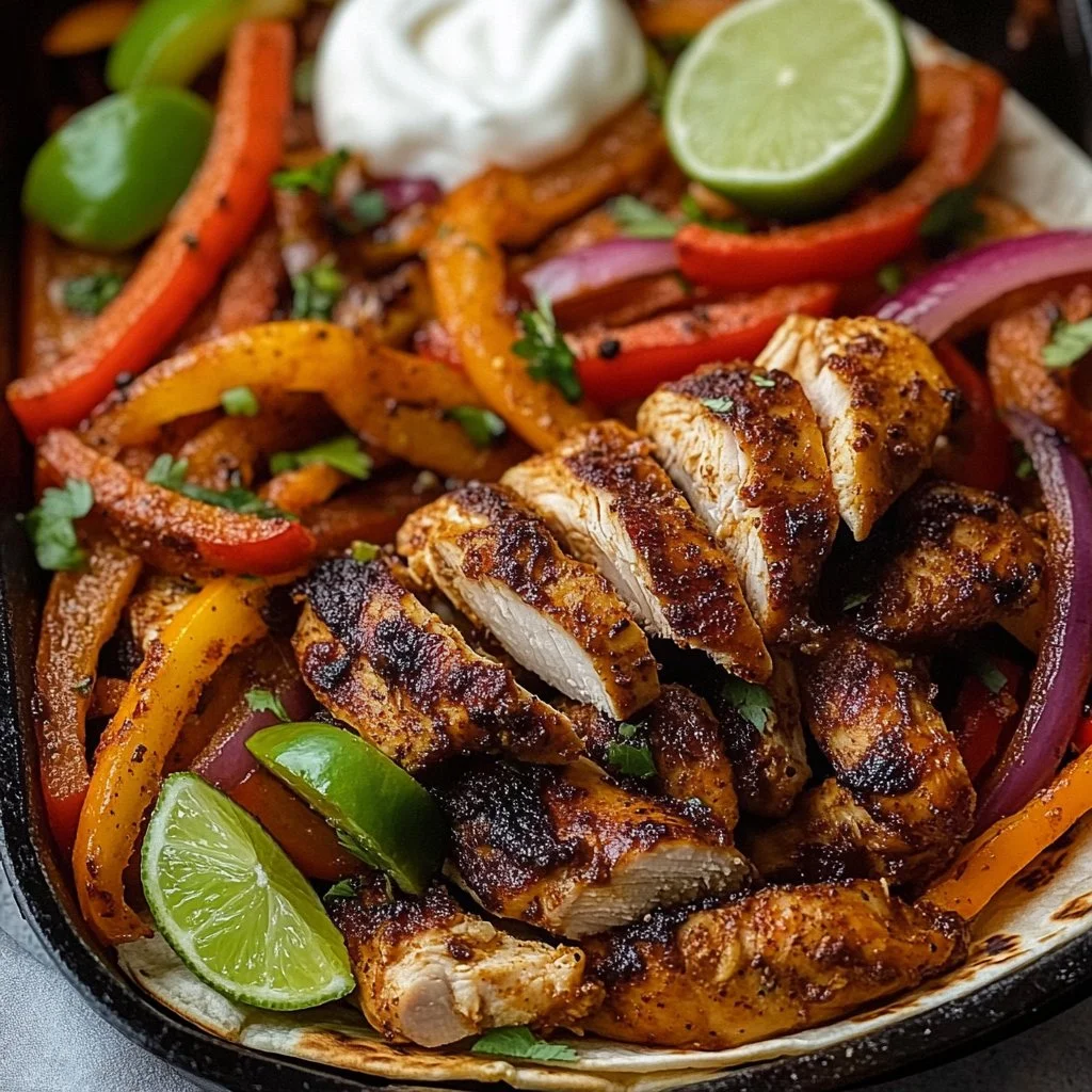 Blackstone Chicken Fajitas
