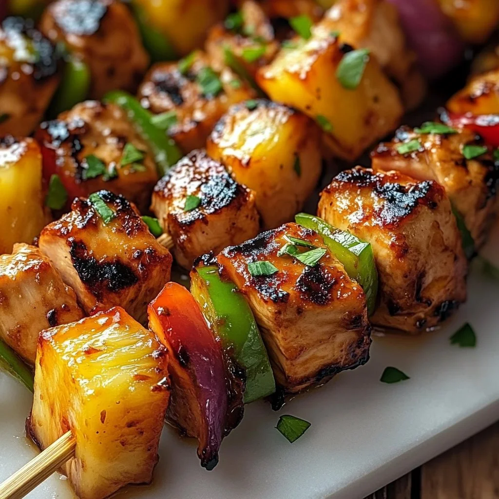Chicken Pineapple Kabobs