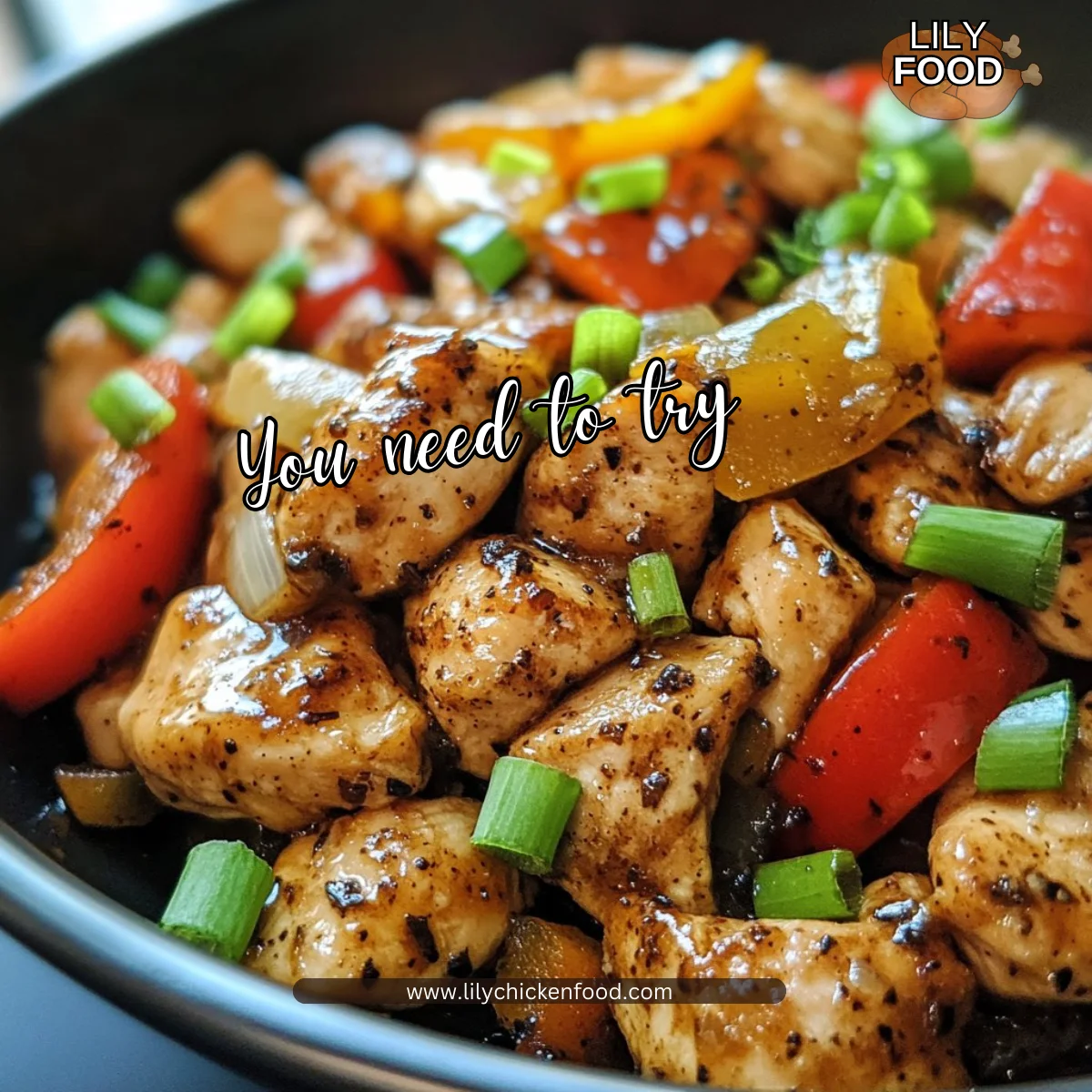 Easy Black Pepper Chicken