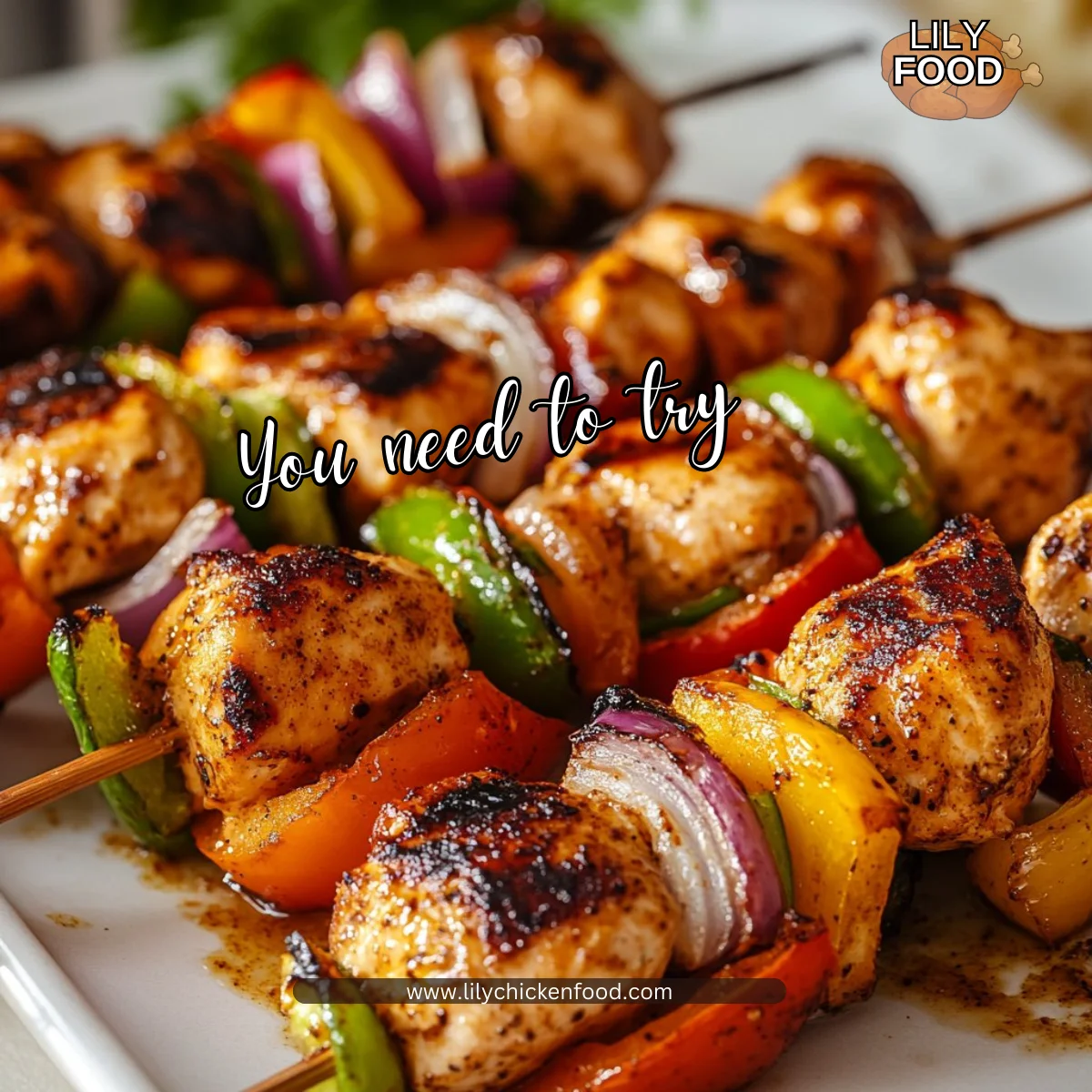 Easy Oven-Baked Chicken Kabobs