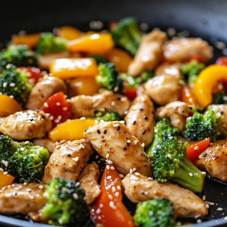 Flavor-packed chicken stir fry on a Blackstone griddle, healthy meal option