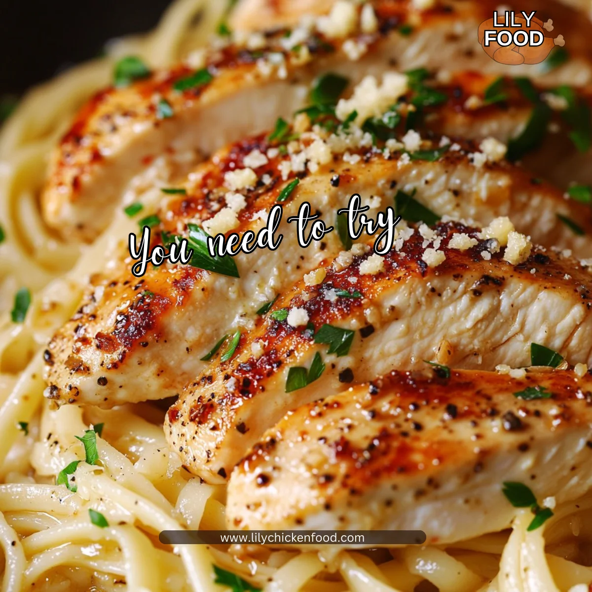 Garlic Butter Chicken Linguine