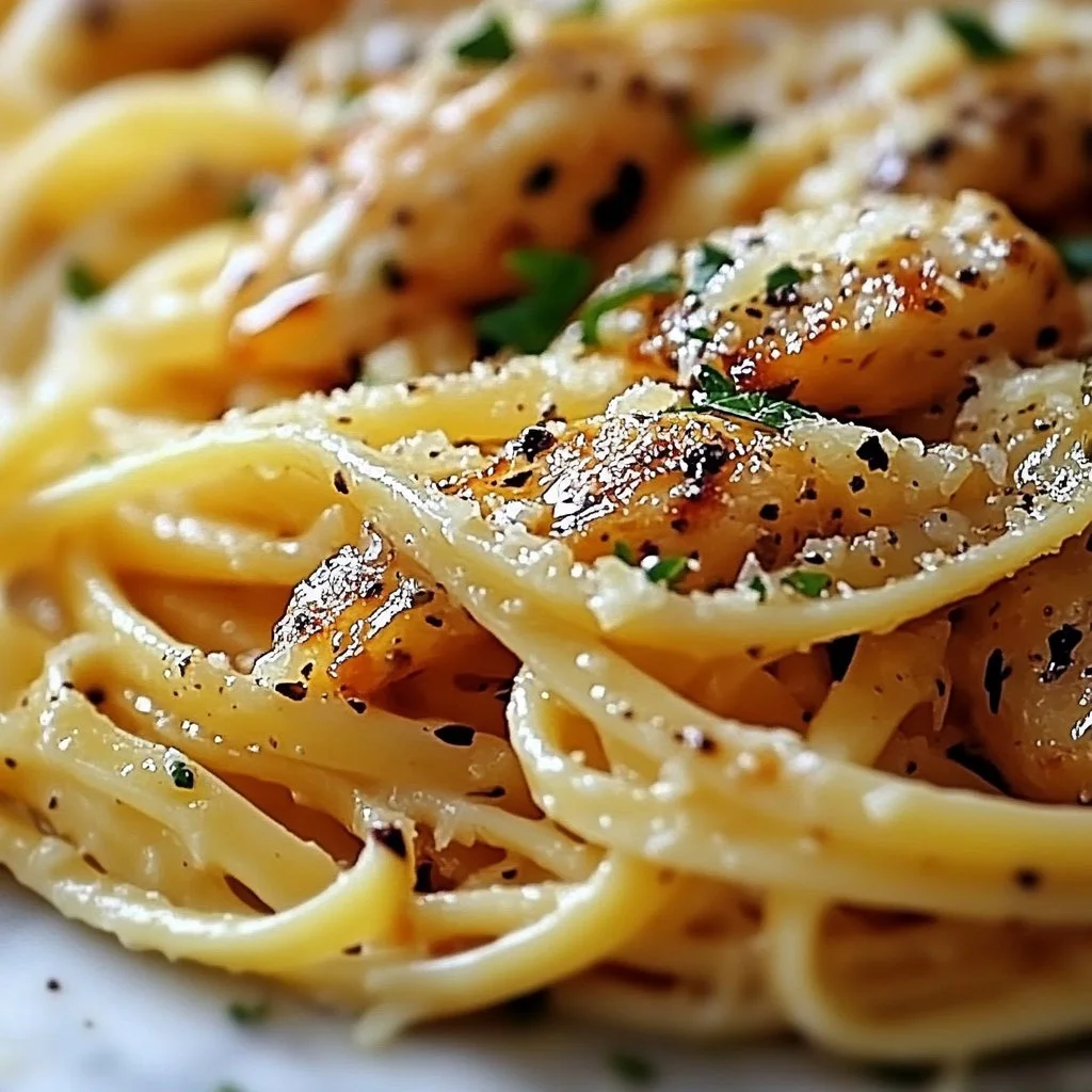 Garlic Lemon Parmesan Pasta