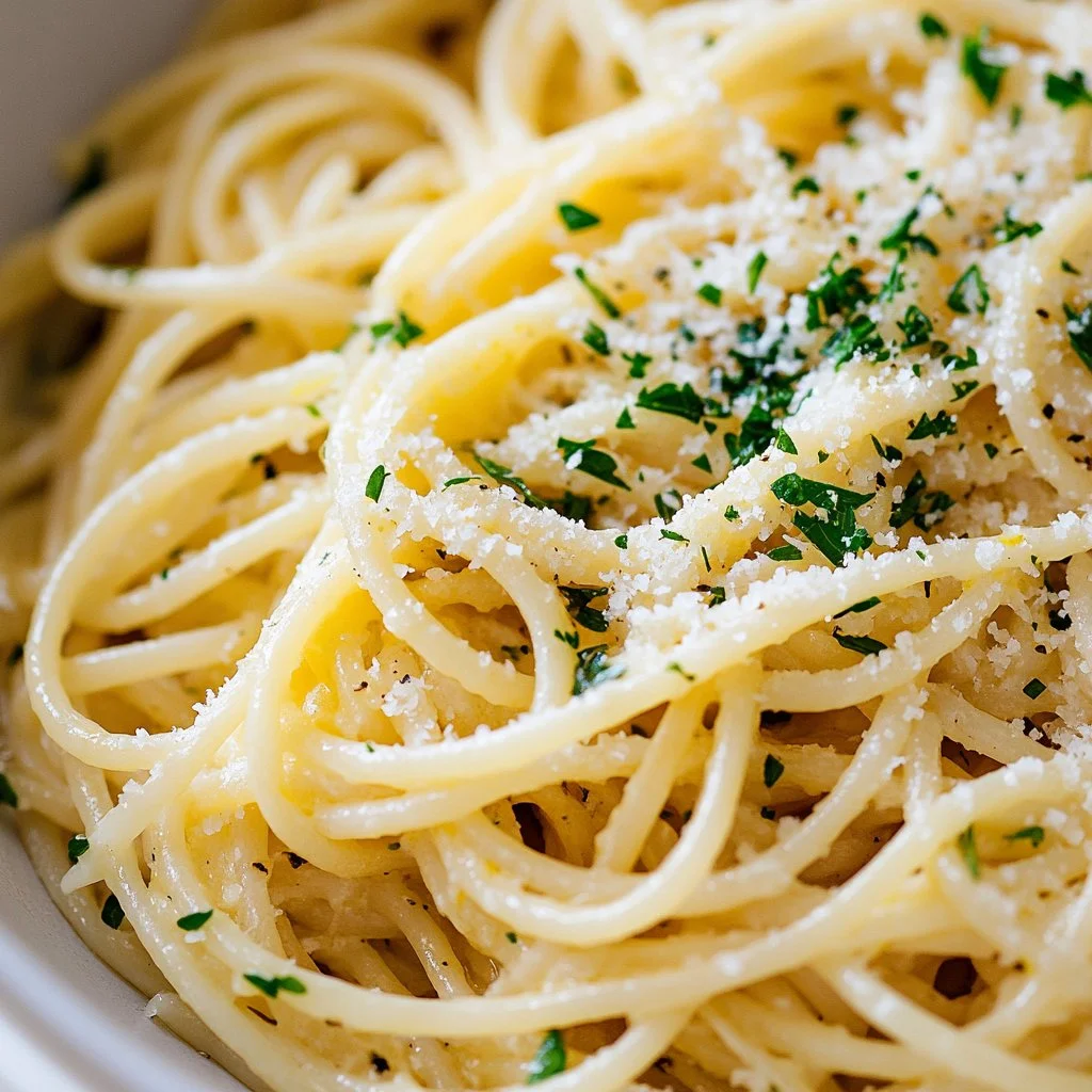 Garlic Lemon Parmesan Pasta