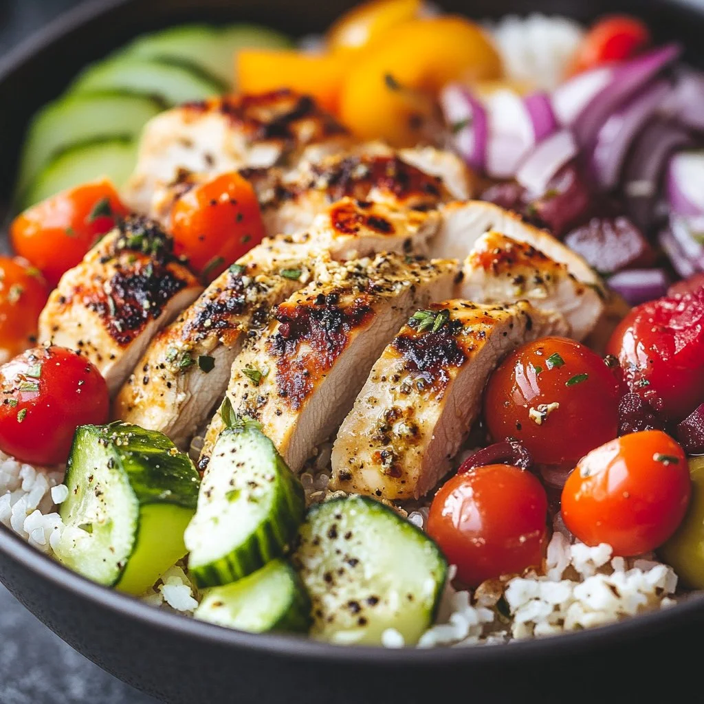 Greek Chicken Bowls