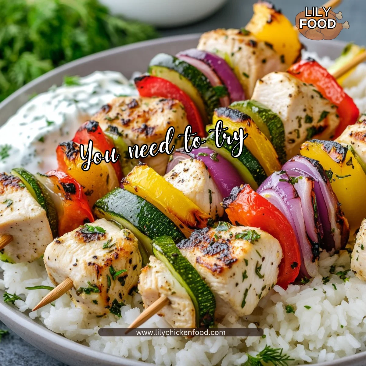 Greek Chicken Kabobs