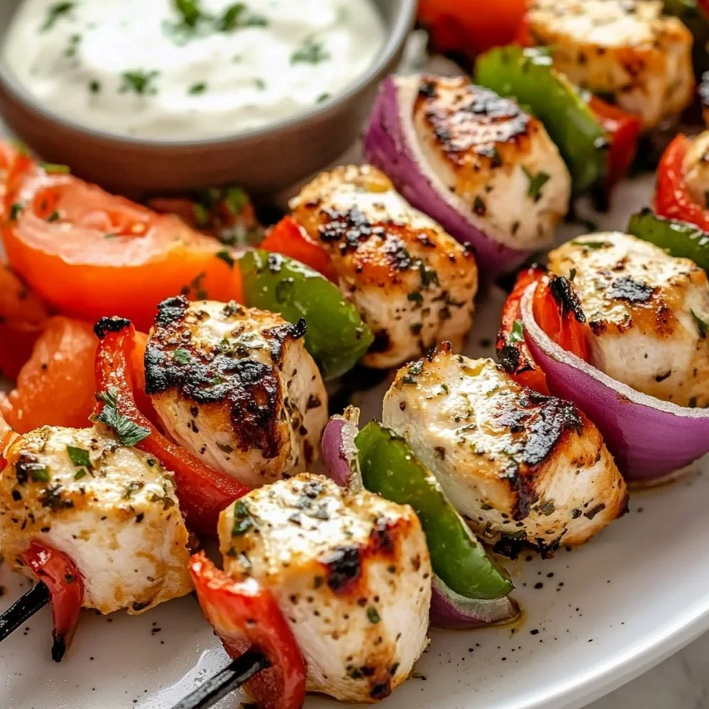 Greek Chicken Kabobs