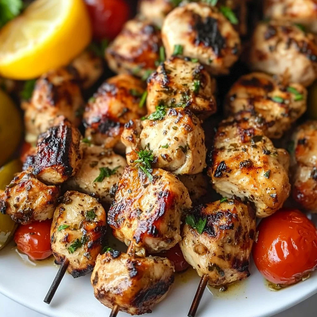 Greek Chicken Skewers