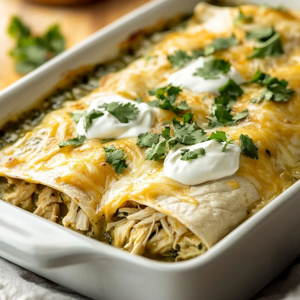 Green Chicken Enchiladas
