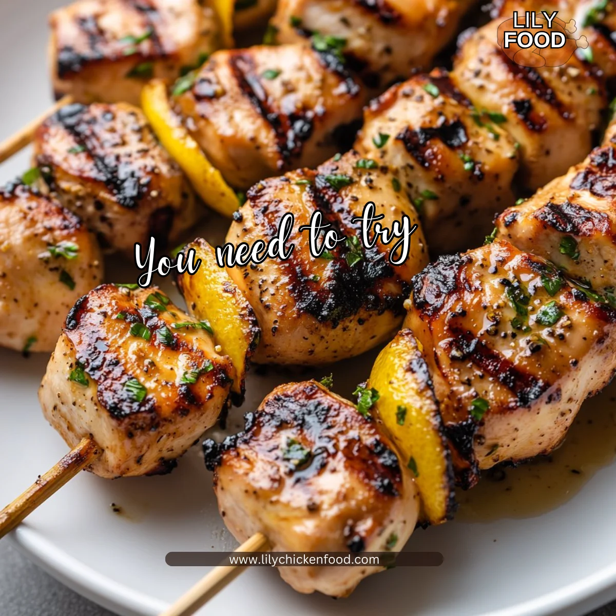 Grilled Chicken Skewers