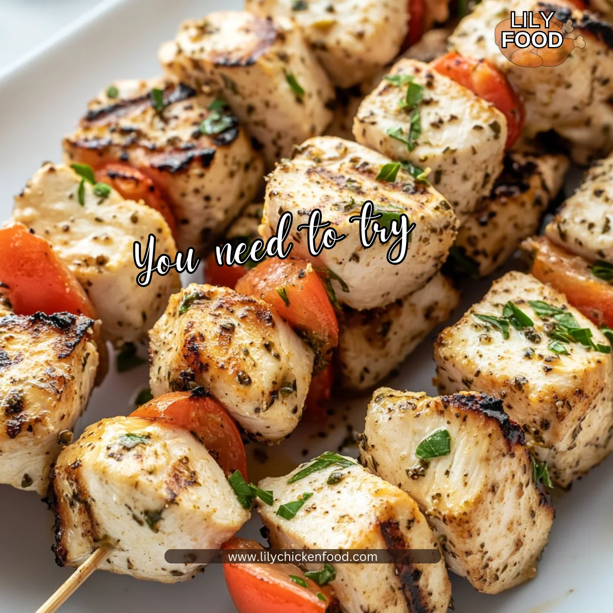Grilled Greek Chicken Kabobs