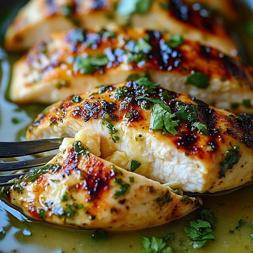 Grilled Salsa Verde Pepper Jack Chicken