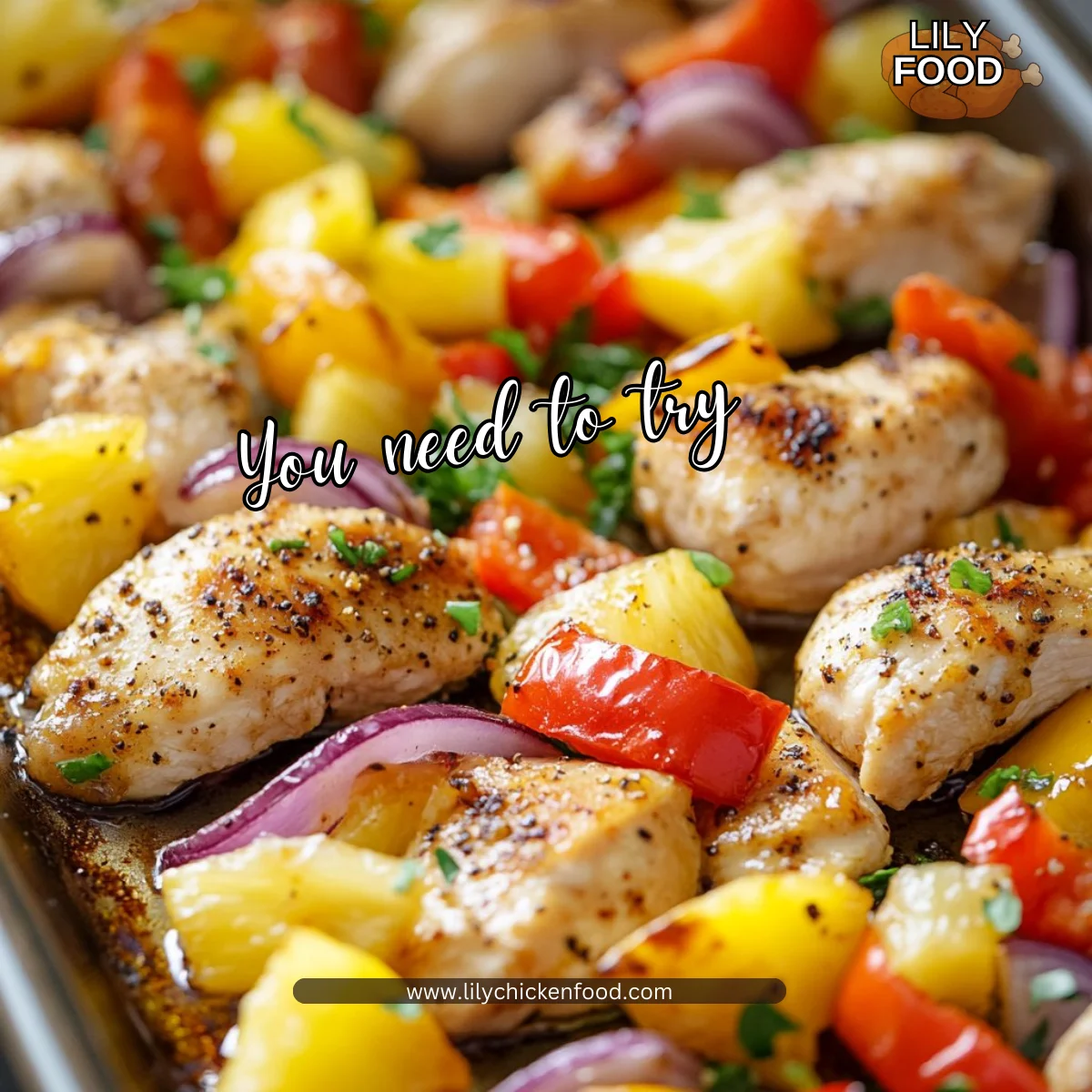 Hawaiian Chicken Sheet Pan