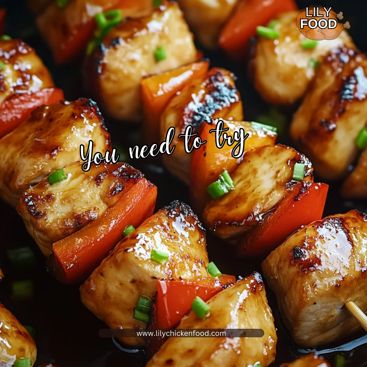Honey Soy Chicken Skewers