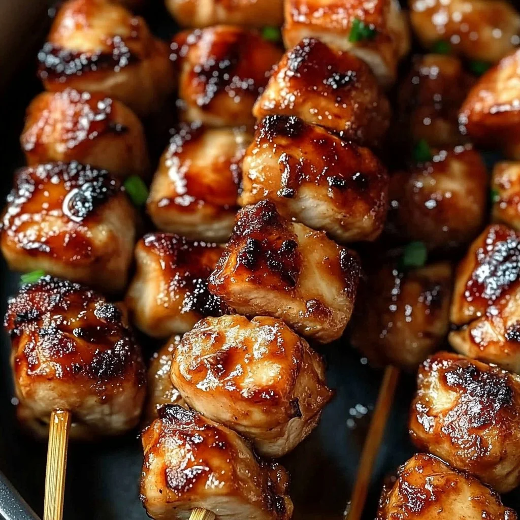 Honey Soy Chicken Skewers
