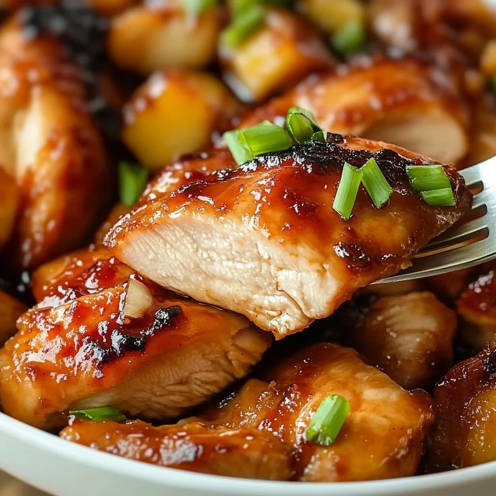 Huli Huli Chicken translates to "Turn Turn Chicken" in English.