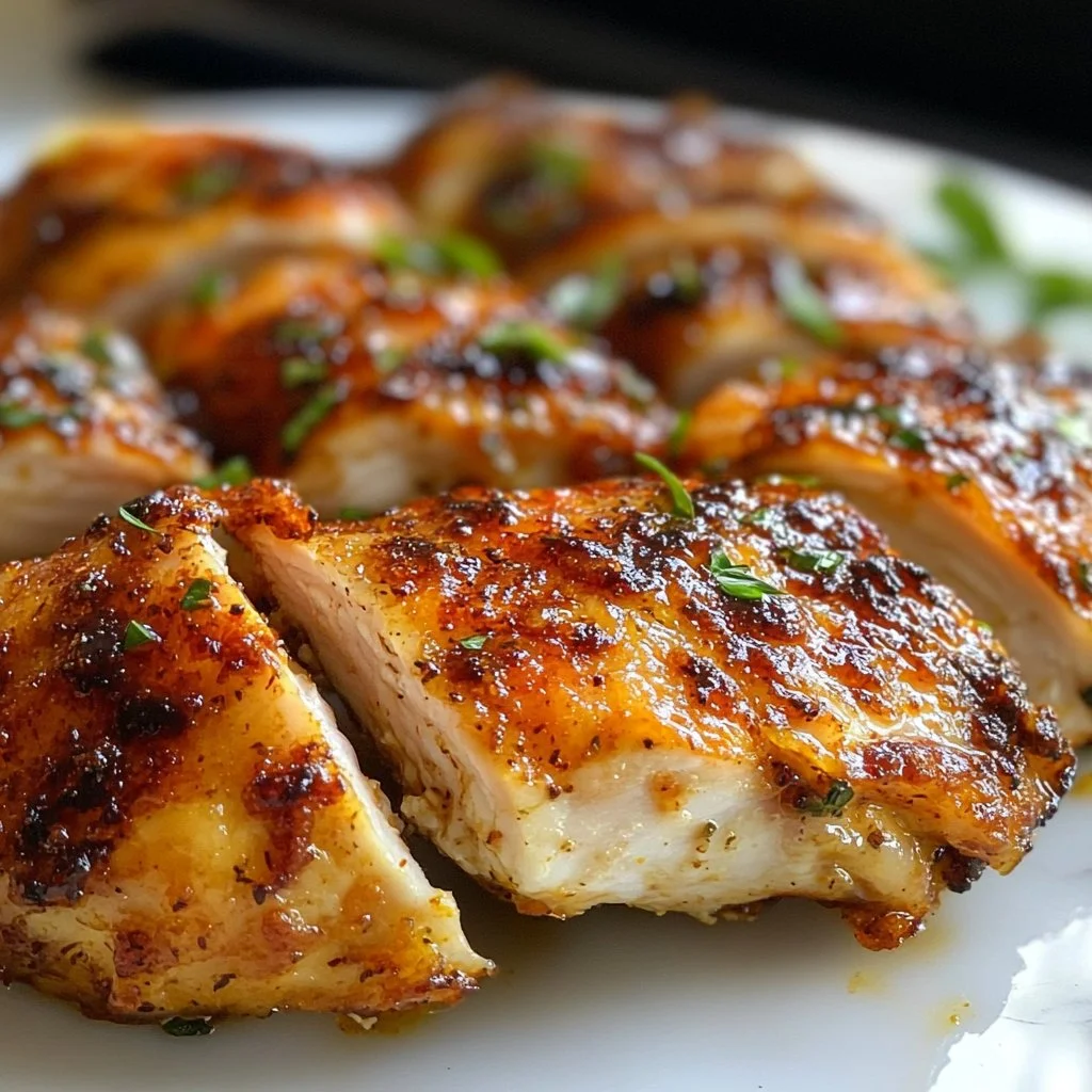 Juicy Crispy Chicken Thighs