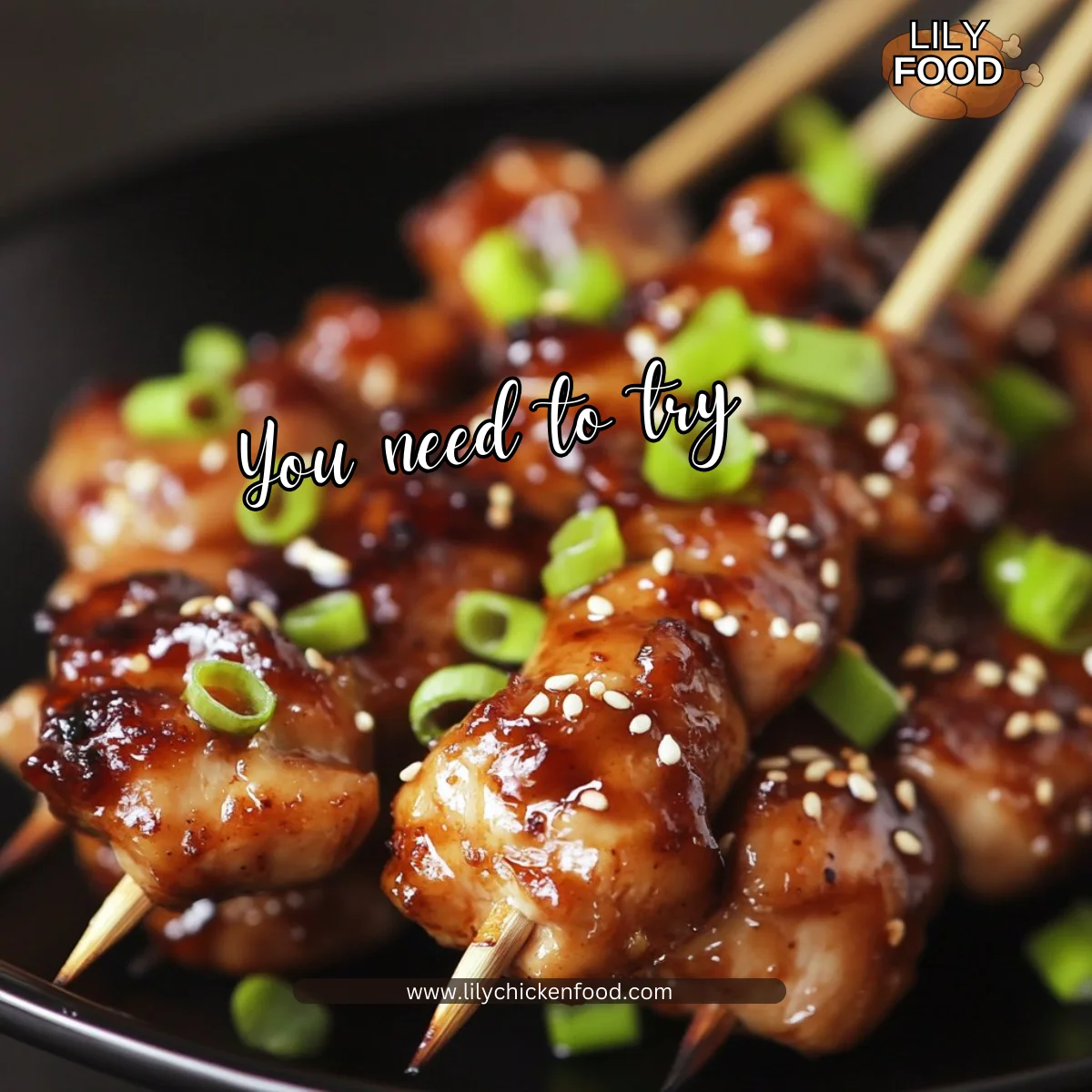 Korean Chicken Skewers