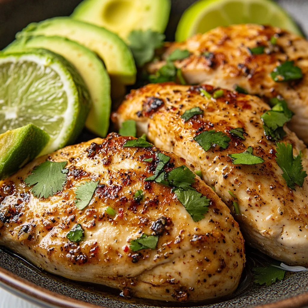 Lime Chicken dish served at a vibrant party celebration