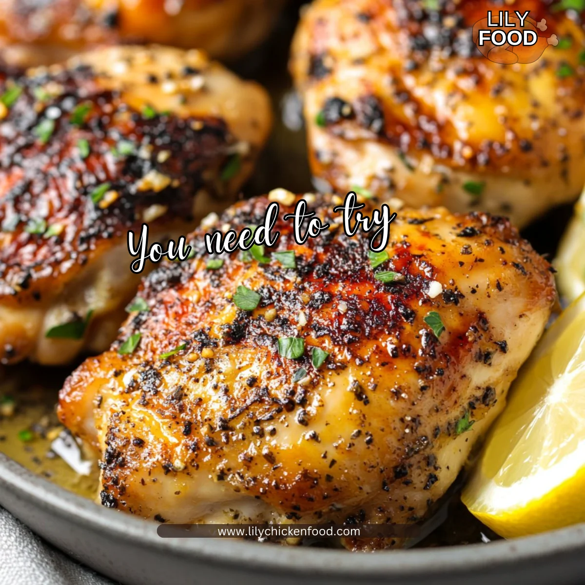 Marinated Greek Yogurt Chicken Thighs