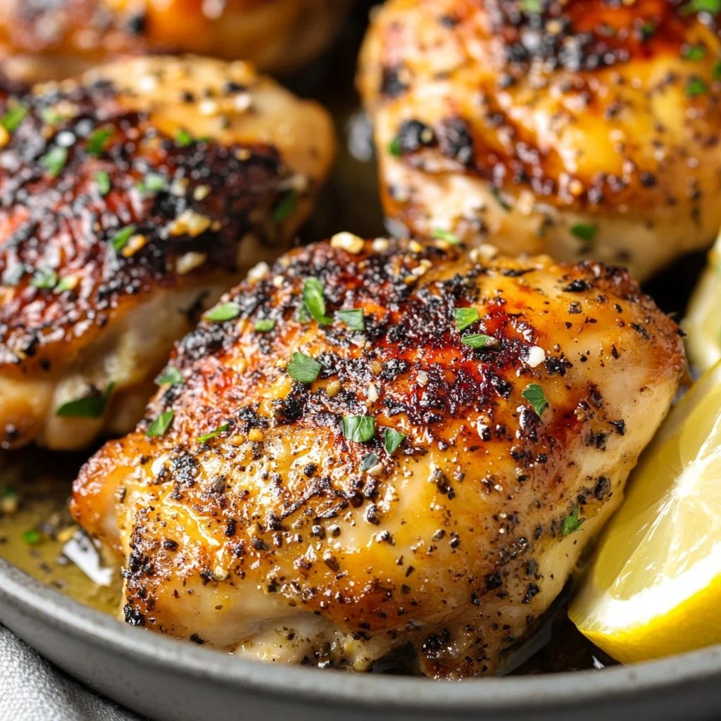 Marinated Greek Yogurt Chicken Thighs
