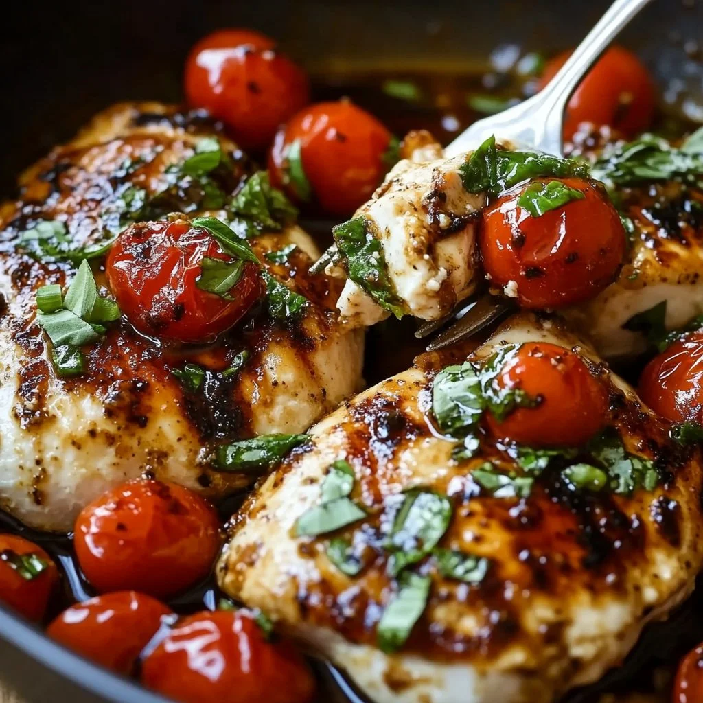 One-Pan Juicy Chicken with Balsamic Sauce