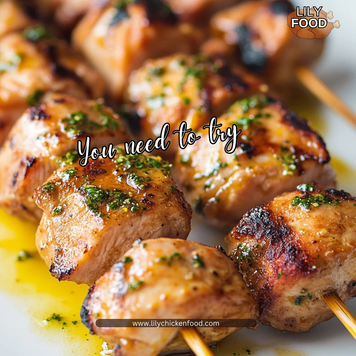 Peruvian Grilled Chicken Skewers