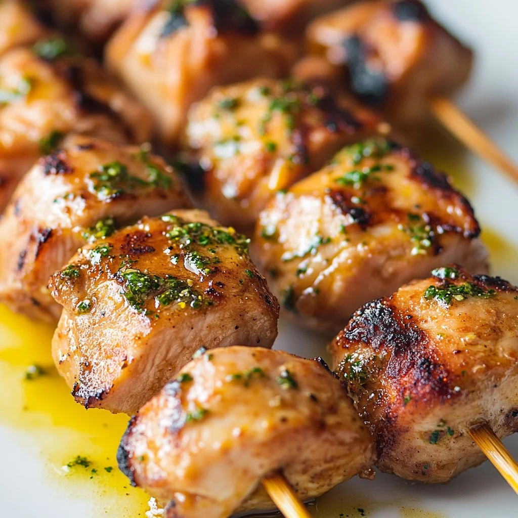 Peruvian Grilled Chicken Skewers
