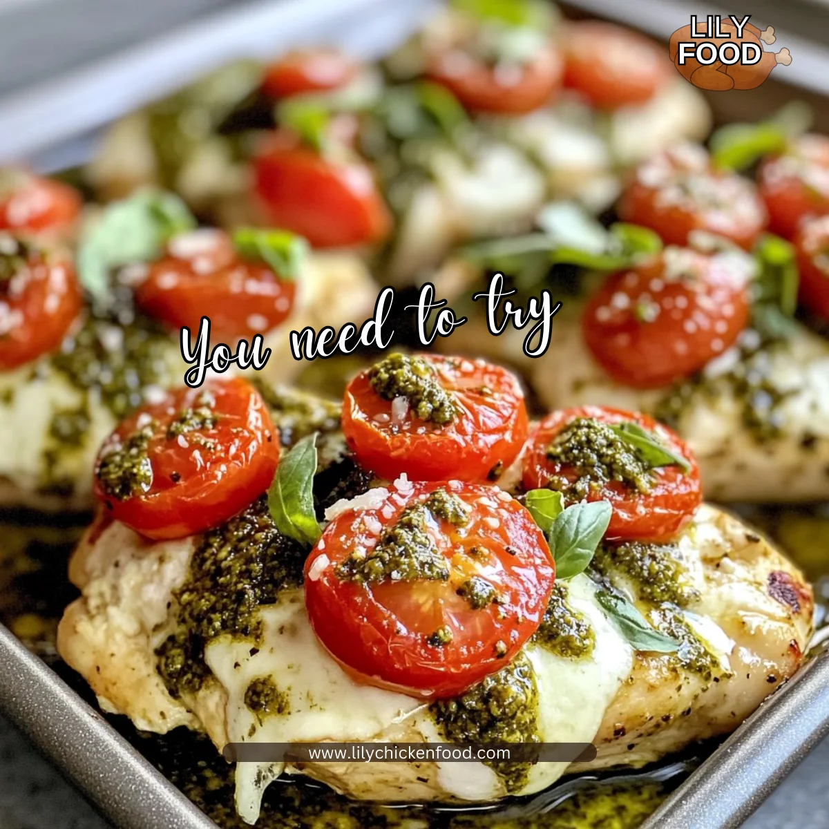 Pesto Bruschetta Chicken